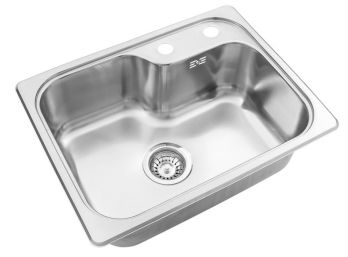 ***PILETA ACERO 304 LUXOR MINI SI55AD Simple  55 X 41,5 X 20 Luxor Mini SI55 AD